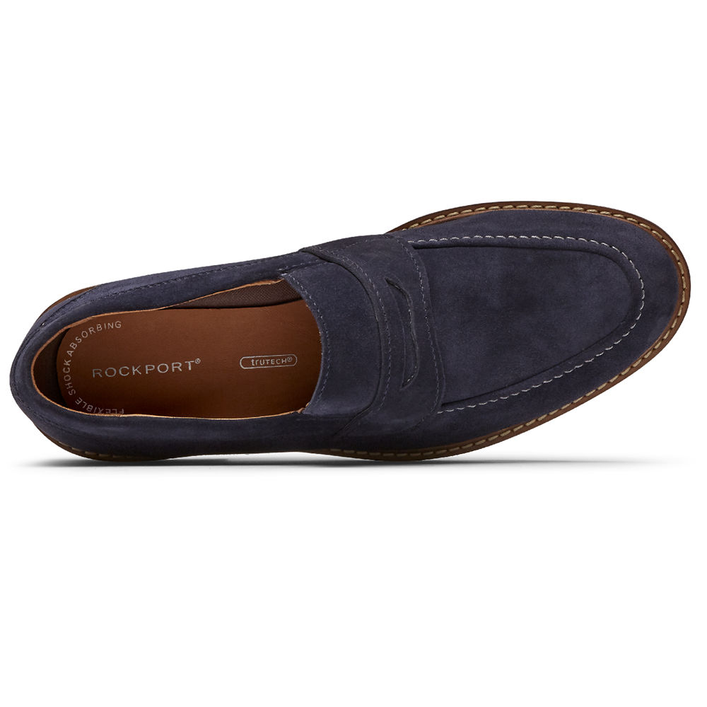 Rockport Loafers Herre Marineblå - Kenton Penny - VUGE14208